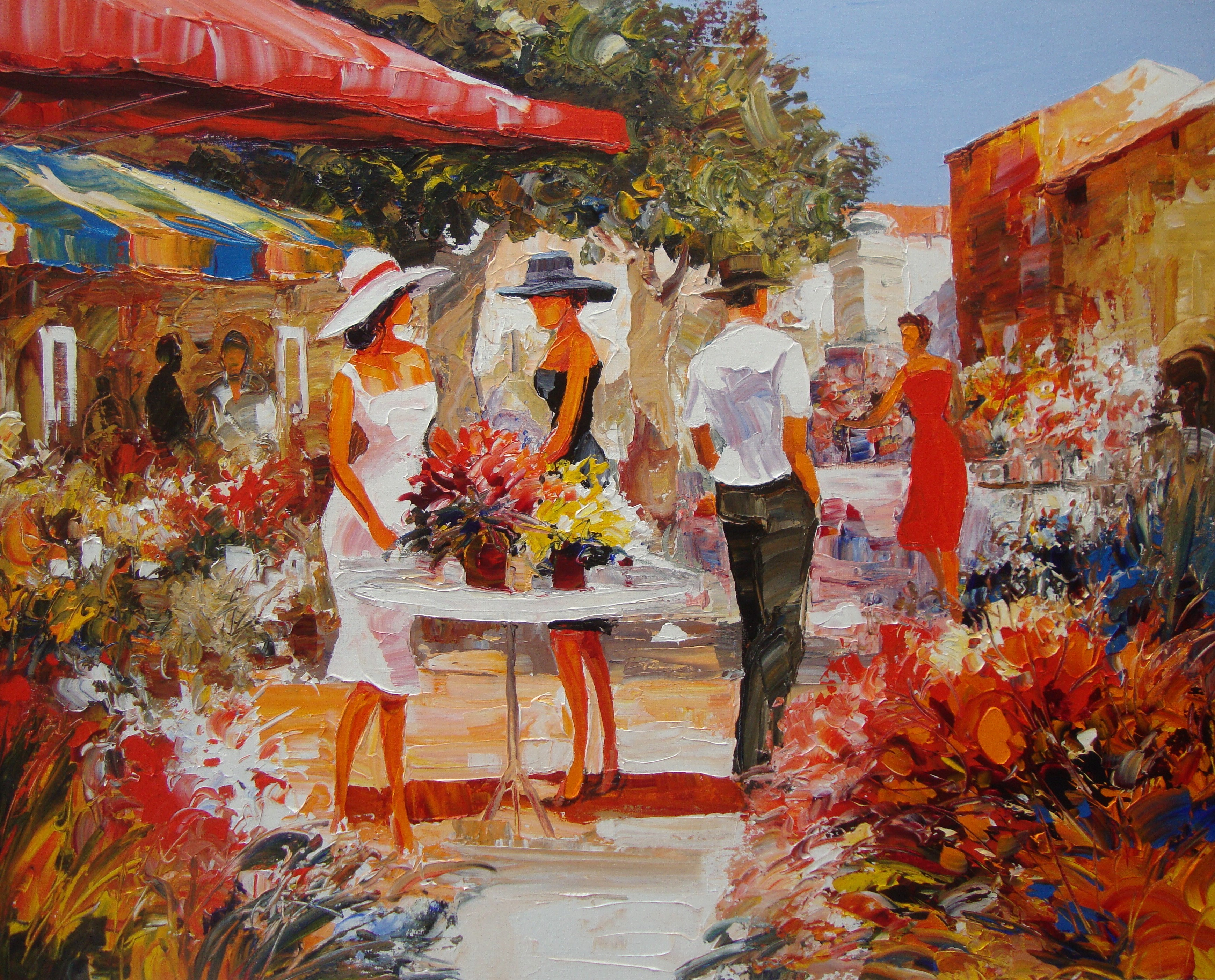  Marché aux fleurs  